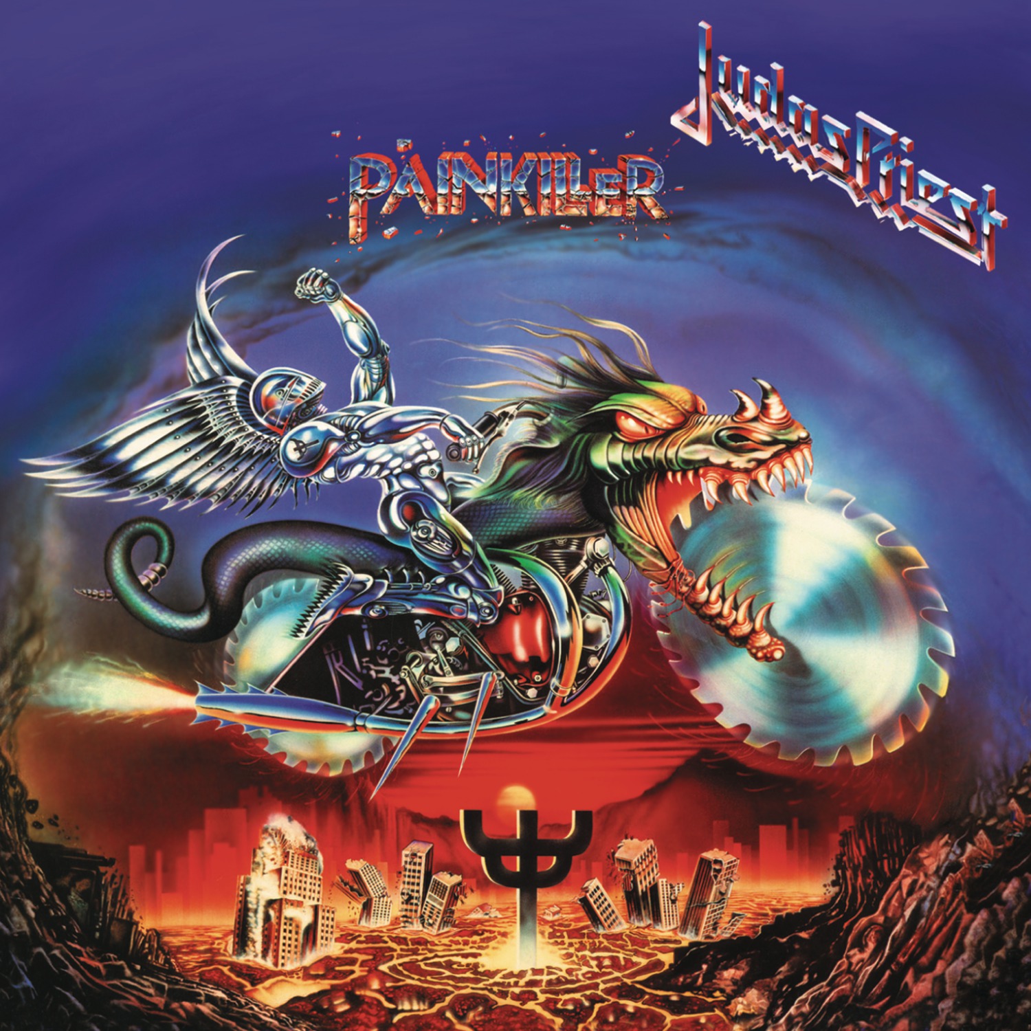 Judas Priest  - Painkiller album cover